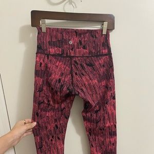 Lululemon leggings multicolor